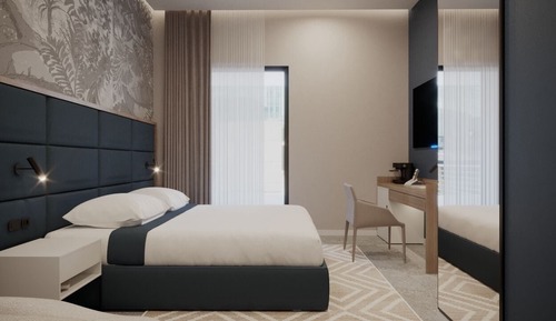 Habitación clásica doble, 1 cama de matrimonio grande