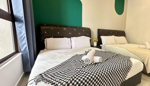 Apartamento clásico, 1 habitación, frigorífico y microondas, vistas a la ciudad