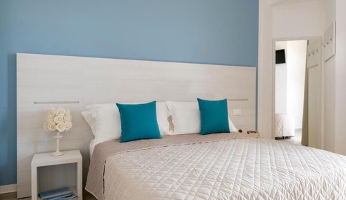 Habitación Deluxe, 1 cama de matrimonio, vistas al mar, en una planta alta
