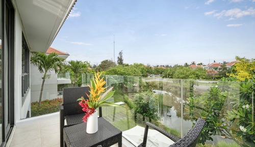 Villa estándar, 2 habitaciones, piscina privada, vistas al jardín