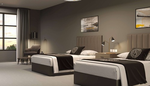 Suite, 2 camas de matrimonio, no fumadores (Mob/Hear Roll-In Shwr, River Vw)