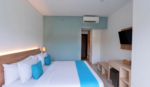 Estudio Grand, 1 cama de matrimonio, vistas a la ciudad