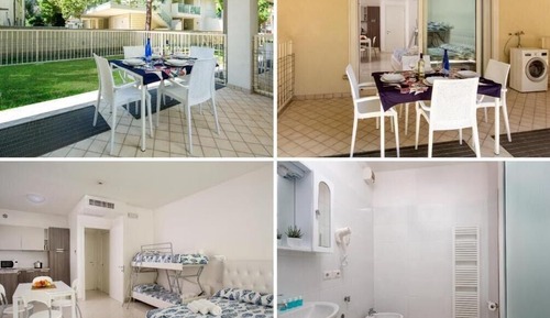 Estudio, patio, en la zona del jardín