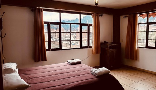 Habitación romántica doble, 1 habitación, balcón, vistas a la montaña