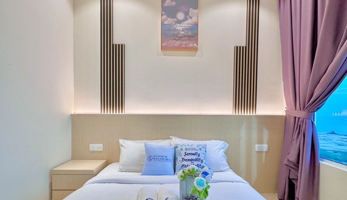 Apartamento de diseño, 2 habitaciones, vistas al mar