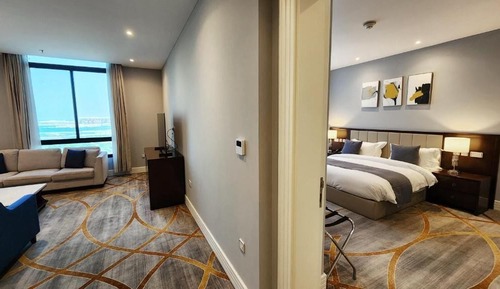 Suite presidencial, vistas al mar
