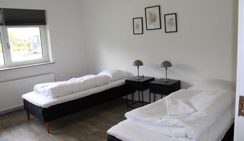 Habitación estándar con 2 camas individuales, vistas al patio
