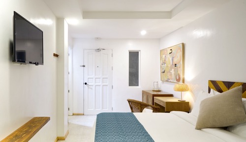 Habitación Deluxe, balcón, vistas parciales al mar