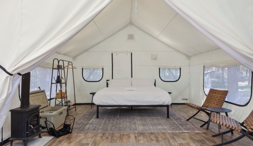 Tienda estándar, 1 cama de matrimonio grande