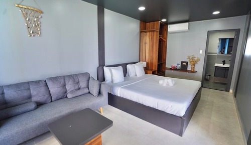 Habitación de diseño doble de uso individual