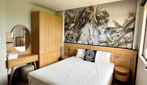 Apartamento familiar, 2 habitaciones, cocina, vistas al mar