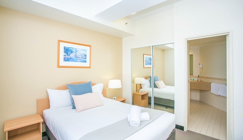 Apartamento Deluxe, 1 cama de matrimonio con sofá cama, balcón, vistas a la ciudad