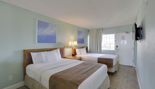Suite estudio, 2 camas de matrimonio, no fumadores, vistas al mar
