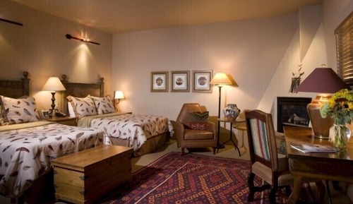 Habitación estándar, 2 camas dobles, chimenea (Hacienda)