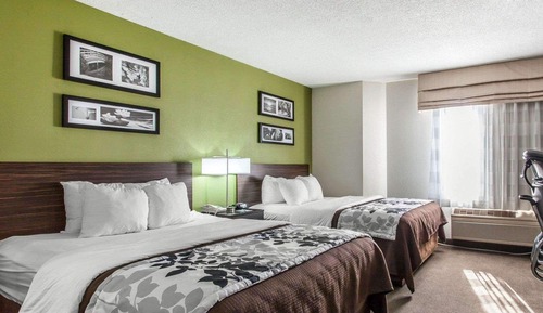 Habitación estándar, 2 camas de matrimonio, no fumadores