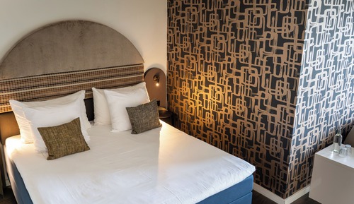 Suite familiar, 1 cama de matrimonio grande con sofá cama