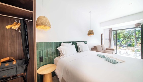 Suite junior, 1 cama de matrimonio con sofá cama, terraza