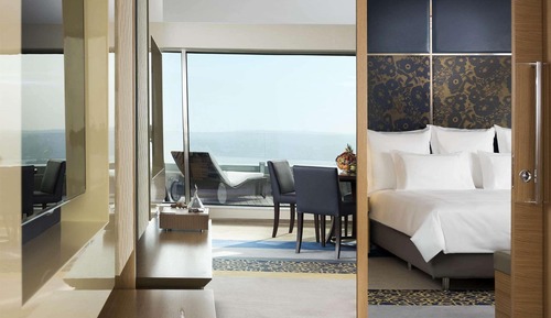 Suite, 1 cama de matrimonio grande con sofá cama, terraza
