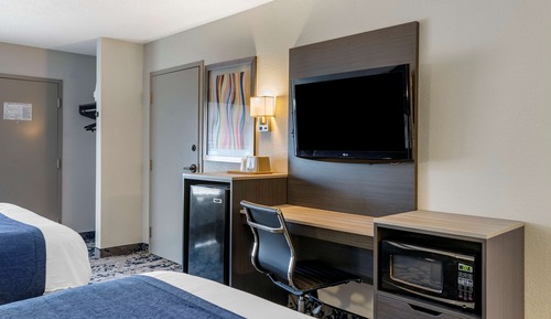 Habitación estándar, 2 camas de matrimonio, no fumadores, frigorífico y microondas