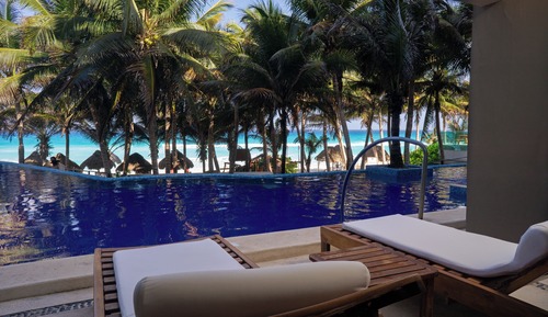 De lujo swim up Vista al mar