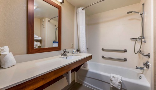Habitación Business, 2 camas de matrimonio, accesible para personas con discapacidad, no fumadores