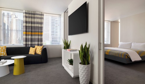 Suite, accesible en silla de ruedas (Delphi Penthouse)