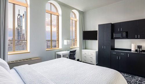 Habitación ejecutiva, 1 cama de matrimonio, vistas a la ciudad