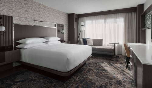 Suite estudio, 1 cama de matrimonio grande, no fumadores (Hearing Accessible)