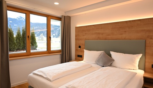 2-Raum Ferienapartment, 1 Doppelbett, separates Nebengebäude, ohne Hotelservices