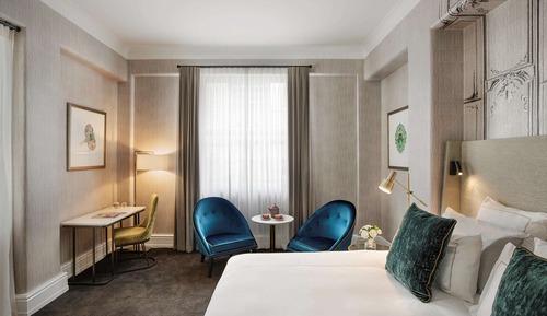 Habitación de lujo, 1 cama de matrimonio grande, vistas a la ciudad