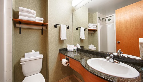 Habitación estándar, 2 camas de matrimonio, no fumadores, frigorífico y microondas (Pet Friendly)