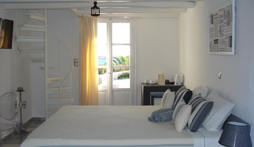Habitación estándar con 1 cama doble o 2 individuales, vistas al mar