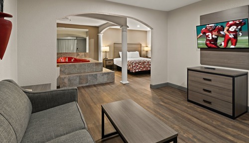 Suite, 1 cama de matrimonio grande con sofá cama, no fumadores, bañera de hidromasaje