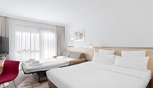Habitación doble superior, 1 cama doble con sofá cama