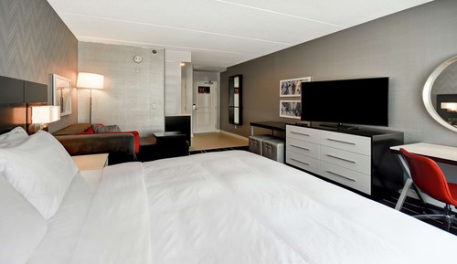 Habitación, 1 cama de matrimonio grande (3x3 Shower, Mobility & Hearing)