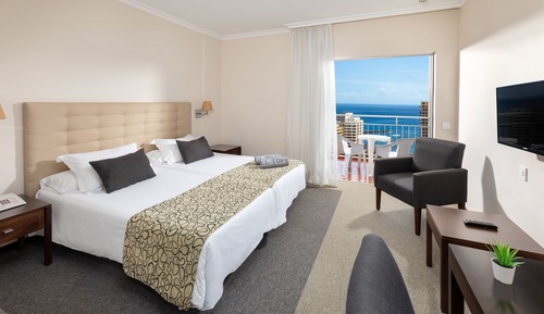 Habitación doble, vistas al mar