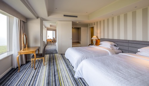 Suite familiar, varias camas, no fumadores, vistas al mar (Queen's Family)