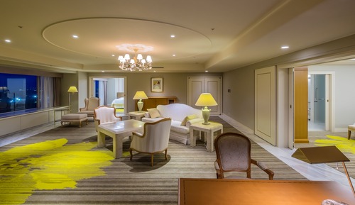 Suite familiar, varias camas, no fumadores, vistas al mar (King's)