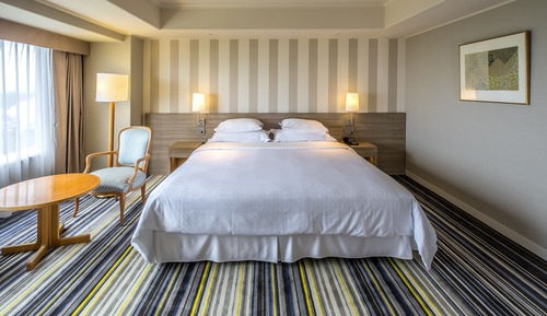 Habitación estándar doble, 1 cama de matrimonio grande, no fumadores, vistas al mar