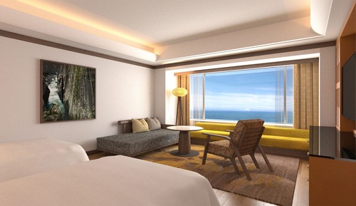 Habitación triple Club, vistas al mar