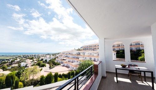 Apartamento superior, 2 habitaciones, vistas al mar, planta baja (Sin Acceso Spa)