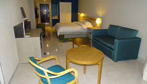 Suite estudio, 1 cama de matrimonio grande, no fumadores, vistas a la playa