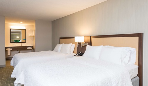 Suite, 2 camas de matrimonio, frigorífico y microondas (Wet bar)