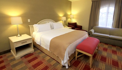 Habitación, 1 cama de matrimonio grande con sofá cama