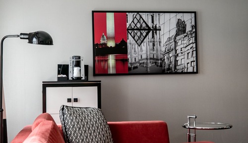 Habitación de lujo doble, varias camas, vistas a la ciudad