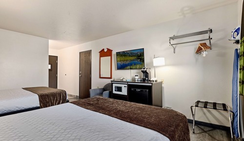 Habitación estándar, 2 camas de matrimonio, no fumadores, frigorífico y microondas
