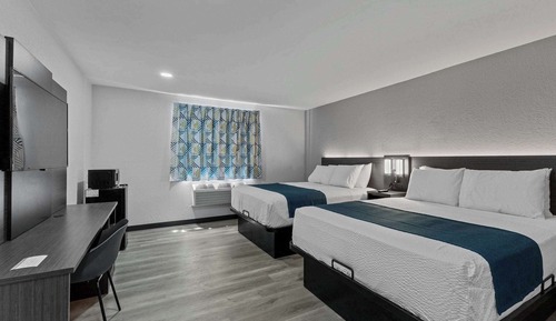 Habitación estándar, 2 camas de matrimonio, no fumadores, frigorífico y microondas