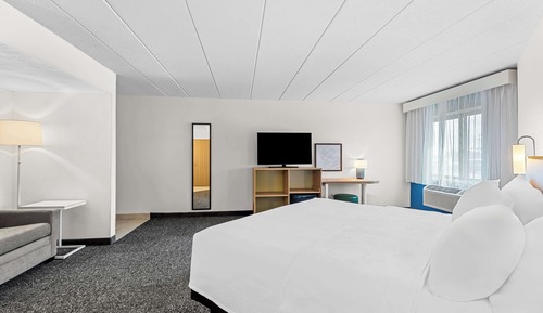 Habitación, 1 cama de matrimonio grande con sofá cama