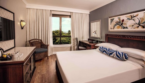 Habitación estándar, 1 cama de matrimonio, vistas a la piscina