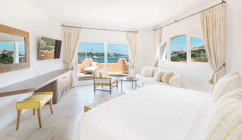 Suite presidencial, 2 habitaciones, balcón, vistas al mar